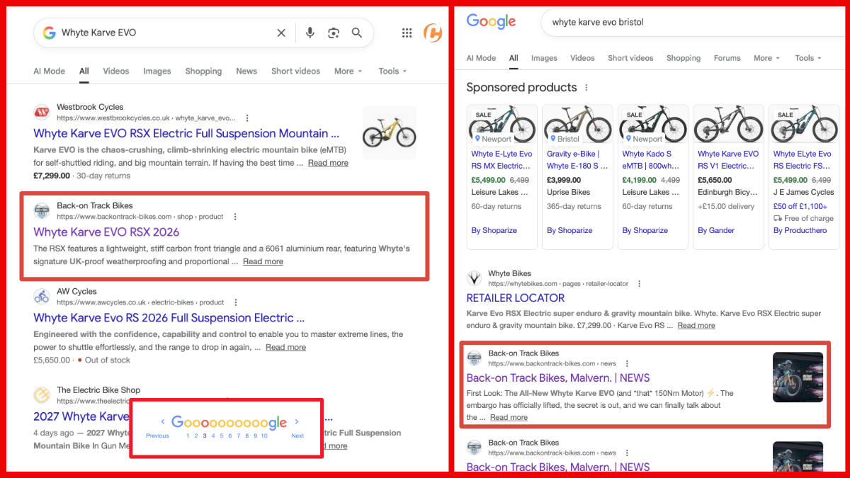 ProductDeck Search Engine Results First Page
