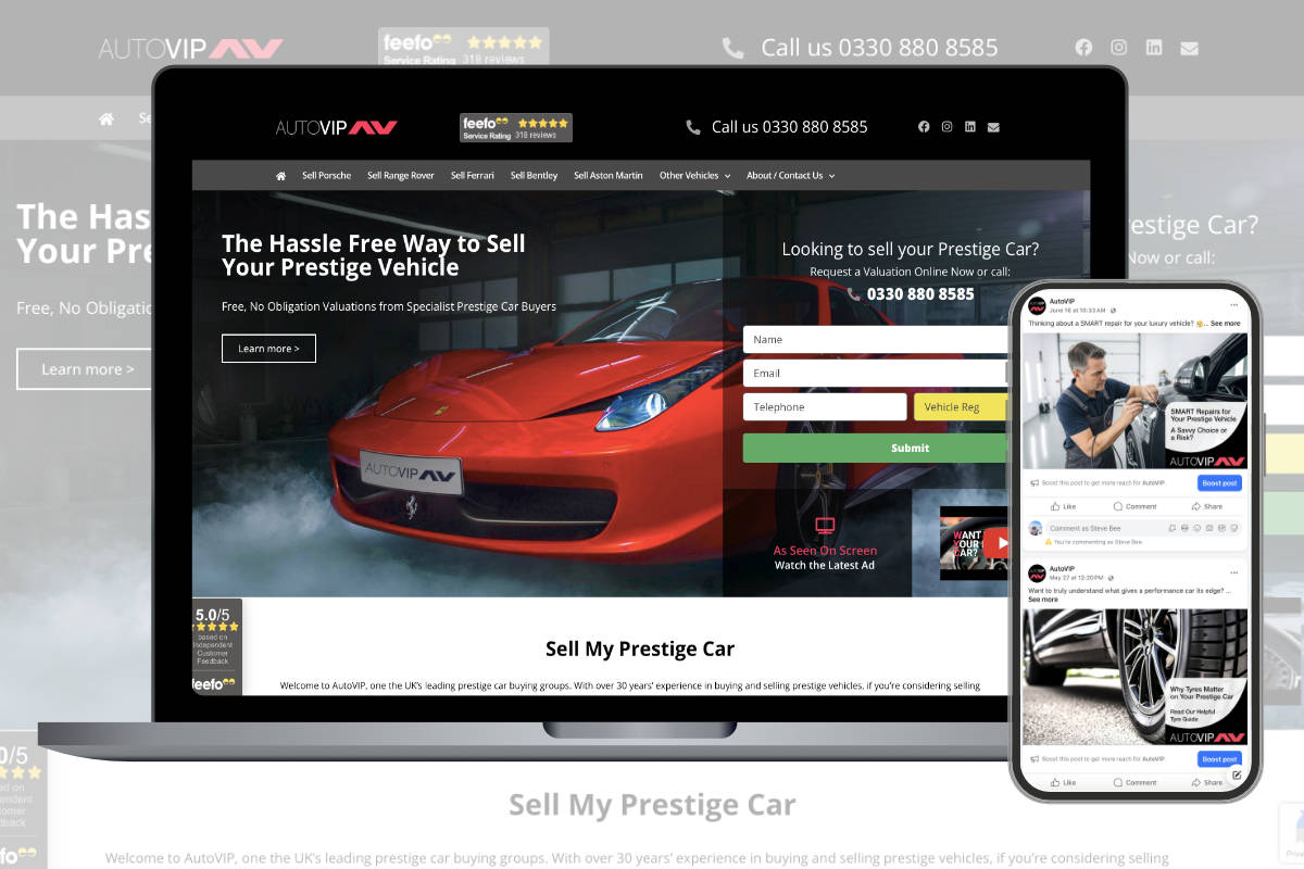 Auto VIP Digital Marketing package