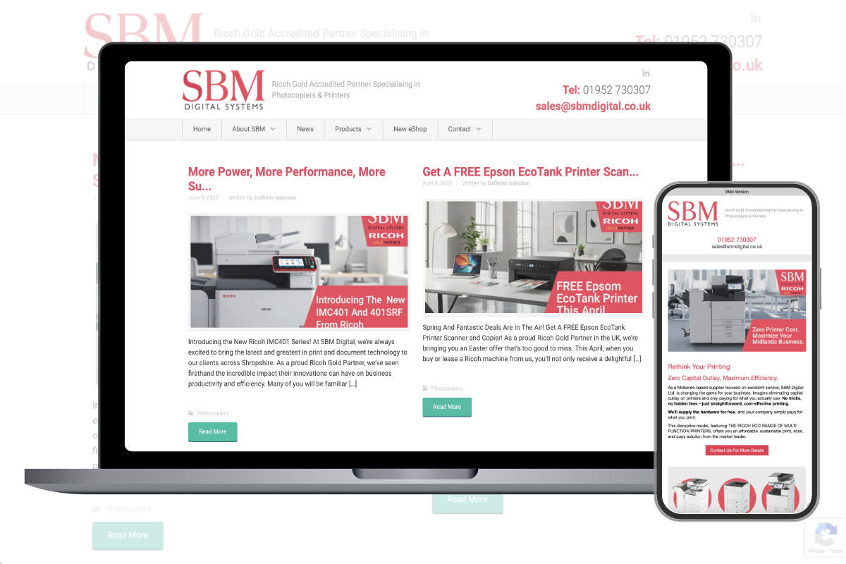 Newsletters and blog creation for a UK small business.
