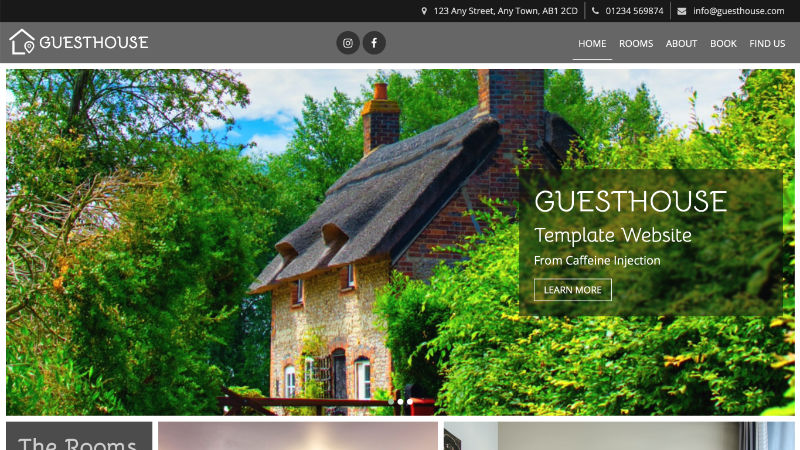 Guesthouse Template Website 