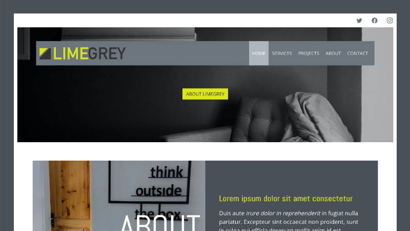 LimeGrey Website