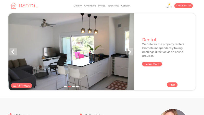 Rental Template Website 