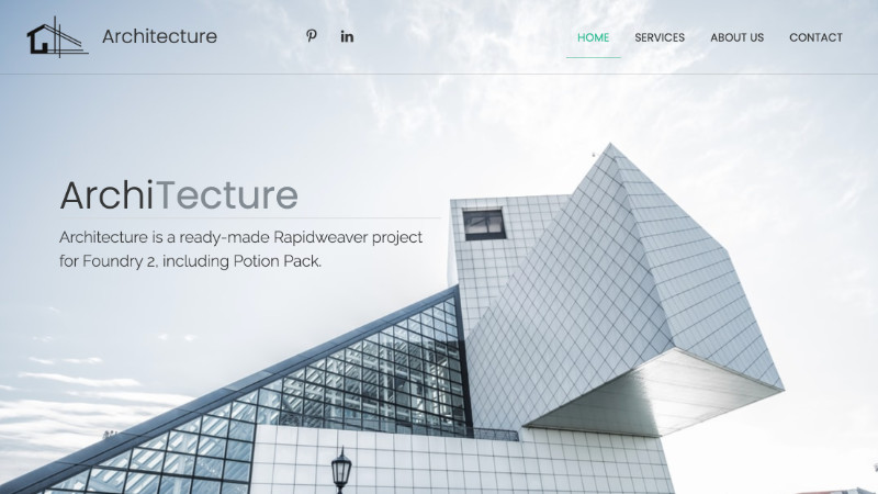 Architecture template website