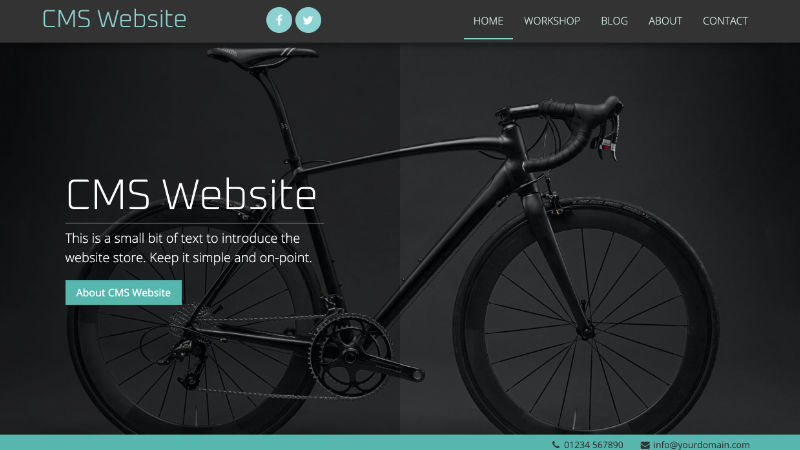 CMS Website: Bike