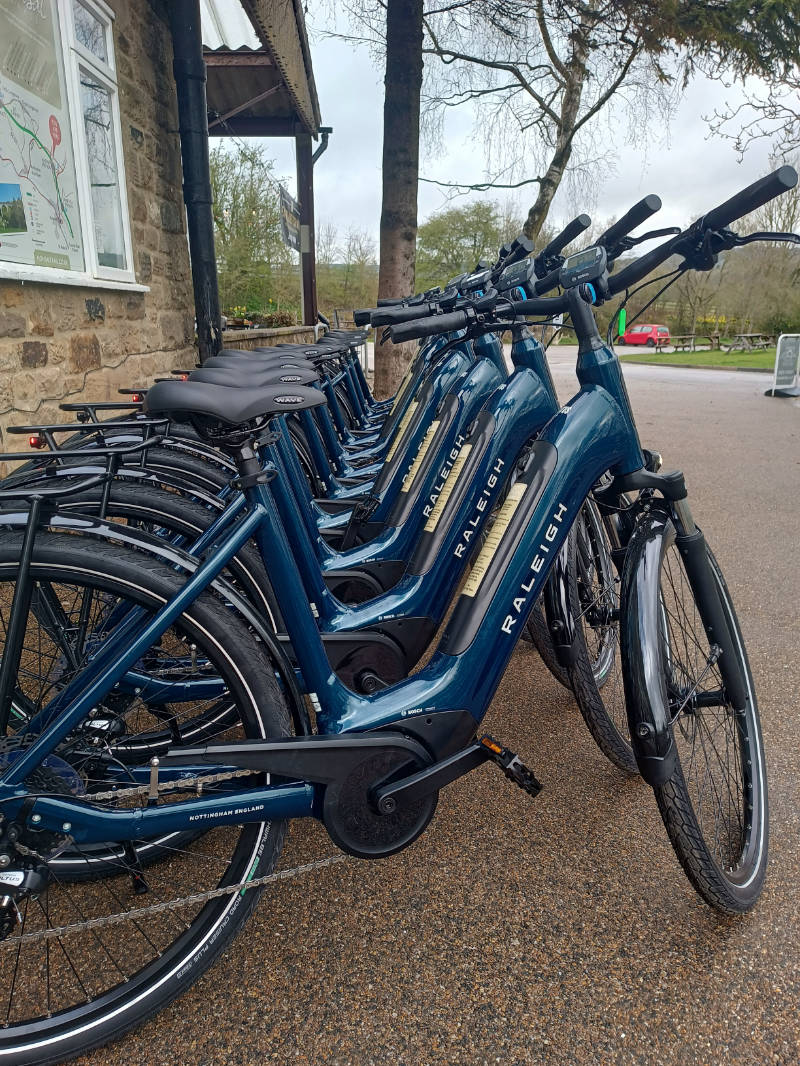 Electric store bike hire